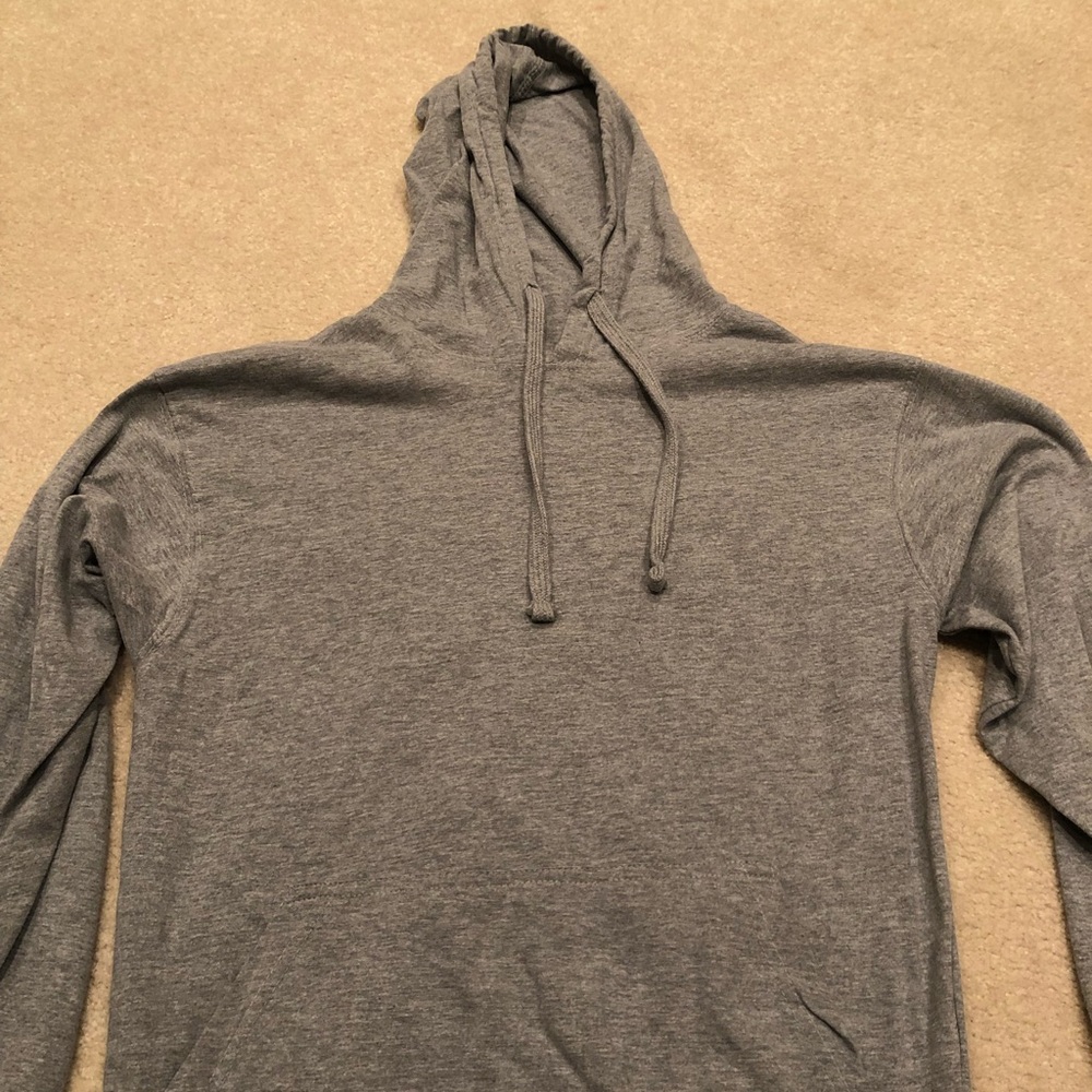 gray hoodie